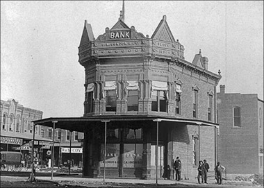 The Condon Bank ~ Coffeyville, Kansas one of the two banks the Daltons tried to rob simultaneously