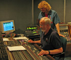 Producer Patty Parker with Chuck Haines our super Nashville Engineer at Chelsea Studio